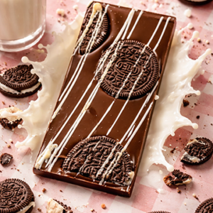 Funhouse Milk Chocolate Cookies and Cream Chocolate Bar | Box of 8